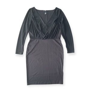 NWOT H&M Elegant Black Knit Dress Women’s size L